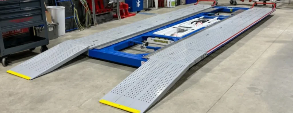 Collision repair frame machine