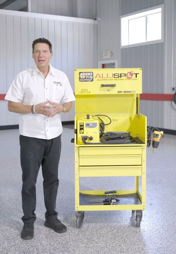 Aluspot Dent Fix aluminum dent puller system