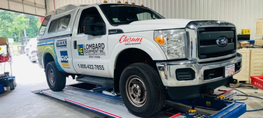 Collision repair frame machine